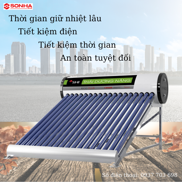 Máy nước nóng năng lượng mặt trời Sơn Hà Eco